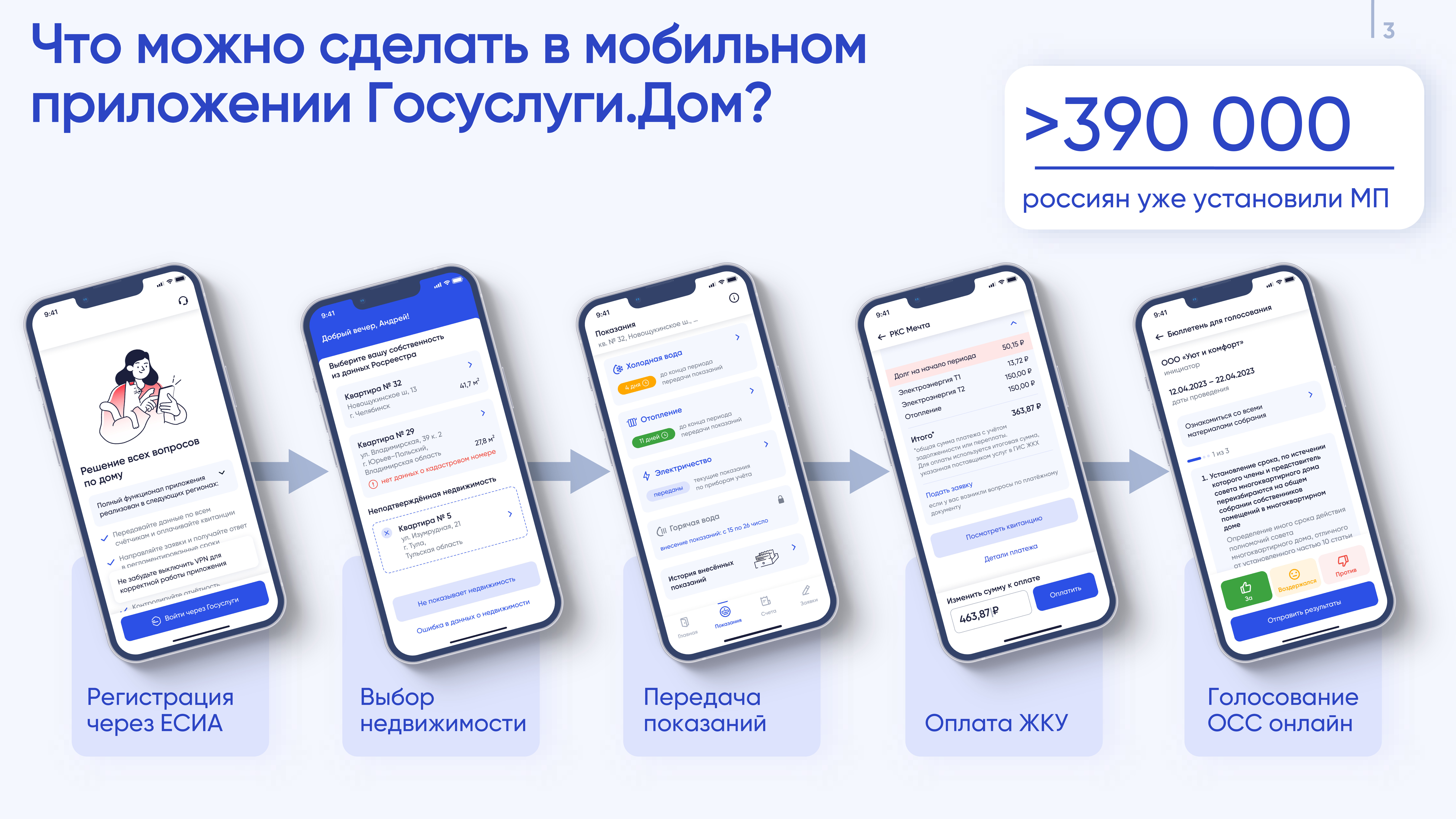 Установите приложение &quot;Госуслуги.Дом&quot;.